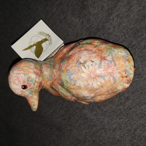 Mikasa France Global Studios Pastel Decoupage Duck -Mee - Picture 3 of 8